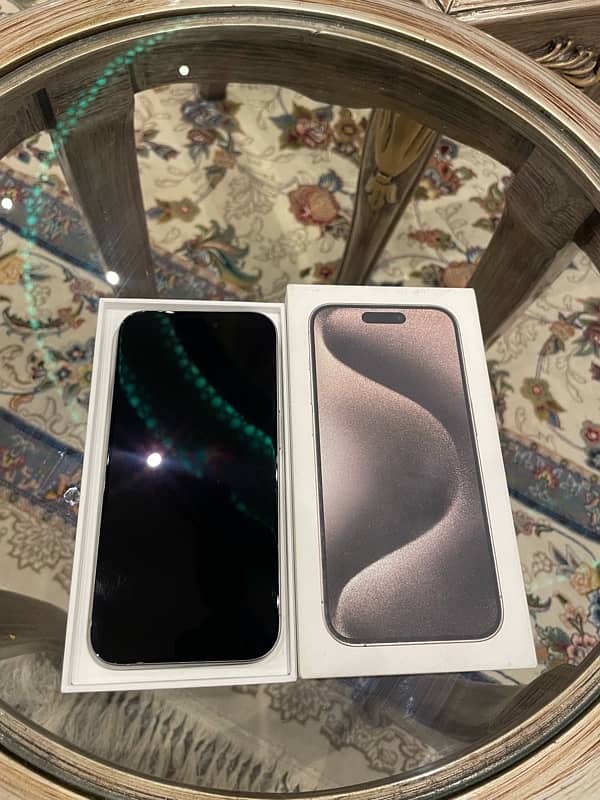 iphone 15 pro [HK] model PTA aproved 256GB 7