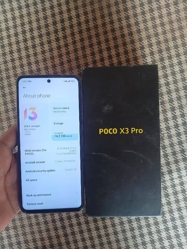 poco x3 pro256gb 2