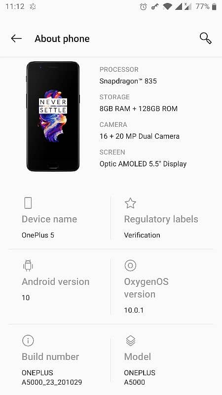 oneplus 5  8 gb 128gb for sale 1