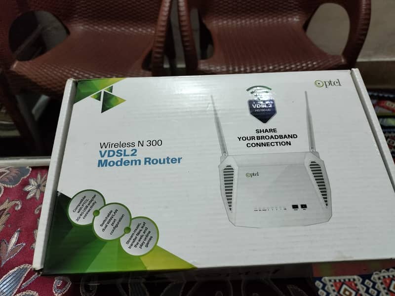 PTCL Modem router N300 VDSL2 4