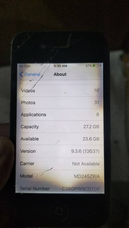 iphone 4s, 32Gb internal memory 3