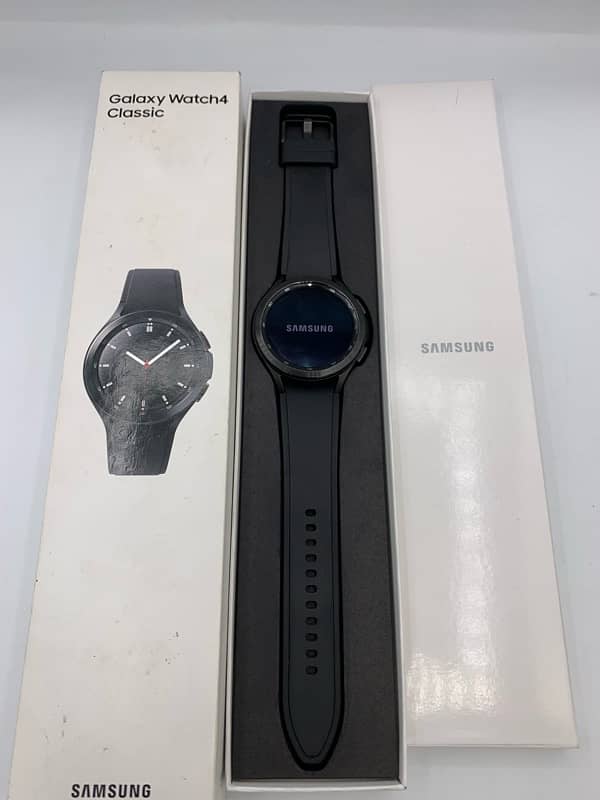 Samsung Galaxy Watch 4 Classic 46mm Complete Box 9/10 Condition 0