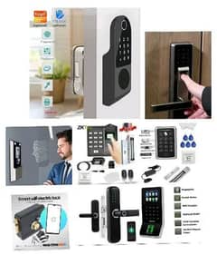 smart digital electric fingerprint door lock, access control system