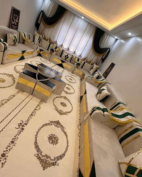 Majlis work Molding work Curtains work Contact WhatsApp 03009874271 6