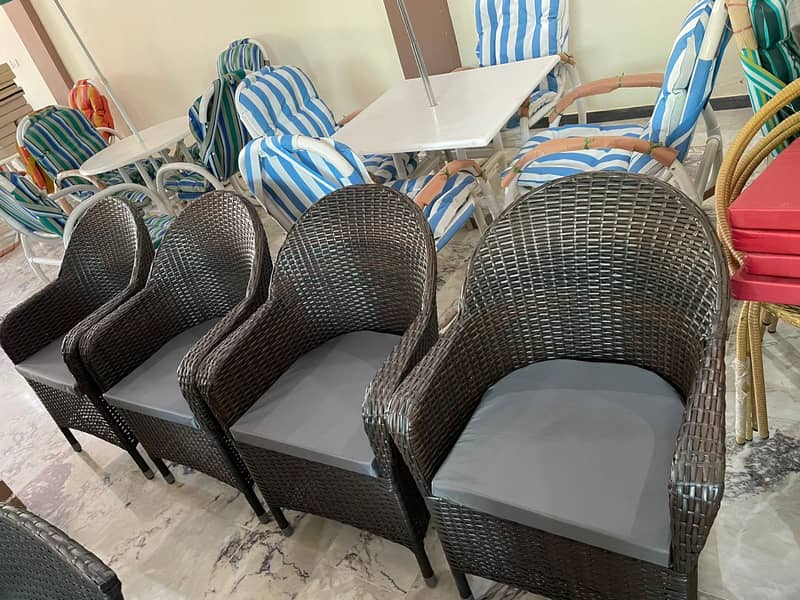 rattan furniture /outdoor chairs/rattan chairs/miami chairs/pvc chairs 11