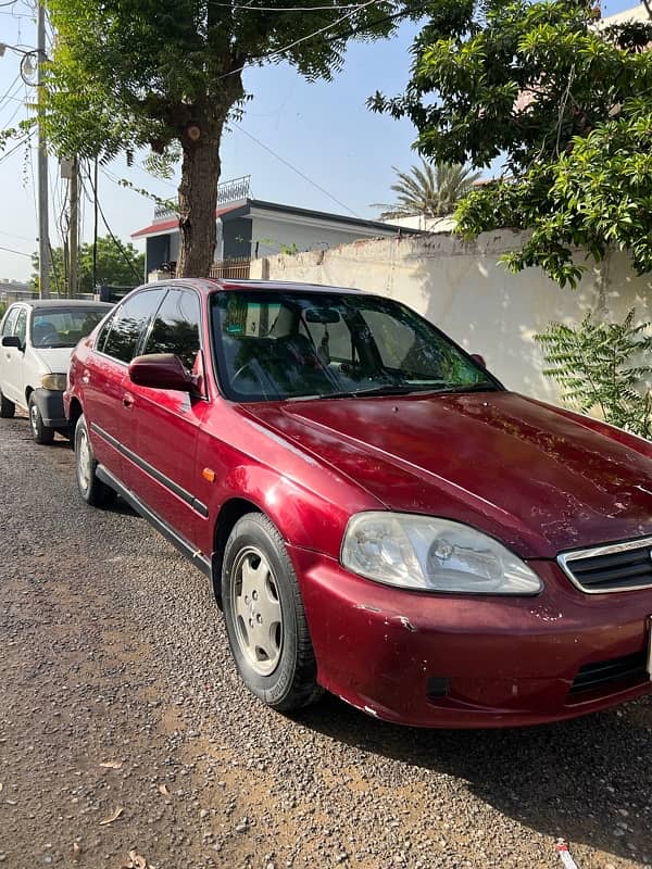 Honda Civic Vti Oriel 1999 Maroon 2