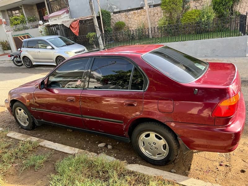 Honda Civic Vti Oriel 1999 Maroon 10