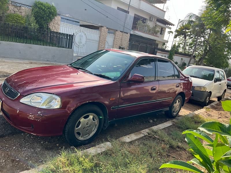 Honda Civic Vti Oriel 1999 Maroon 12