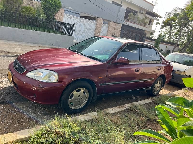 Honda Civic Vti Oriel 1999 Maroon 13