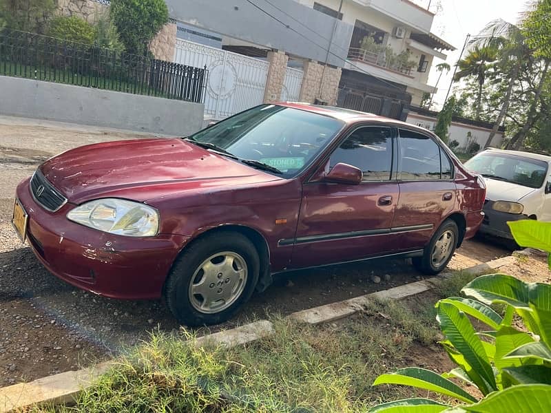 Honda Civic Vti Oriel 1999 Maroon 14