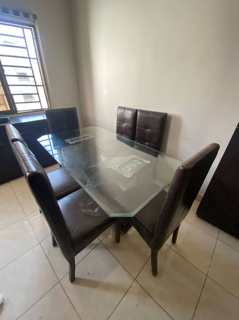 Sofa Set and 6 Seater Dining Table for Sale 3