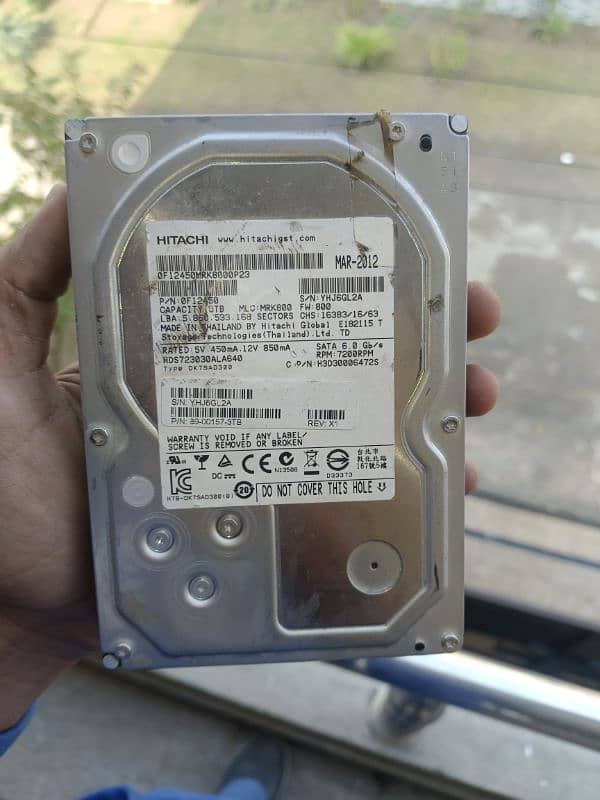 3tb hard disk 3 tera bytes full data 0