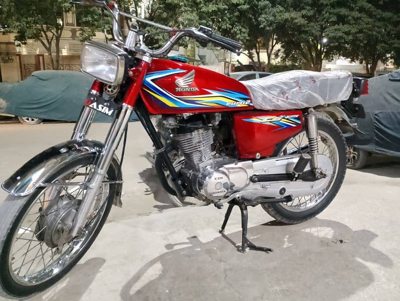 Honda CG 125cc model 2017 registration 2018 6