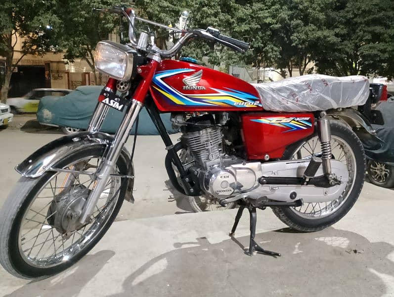 Honda CG 125cc model 2017 registration 2018 7