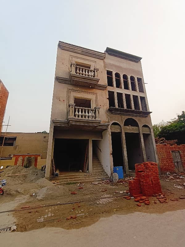 4.5 Marla Commercial Site Triple Storey Building For Rent At Green Avenue Commercial, Near Total Petroleum, 204 Chak, East Canal Road Faisalabad 0