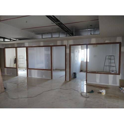 OFFICE PARTITION | GYPSUM BOARD & GLASS PARTITION | FALSE CEILING 10