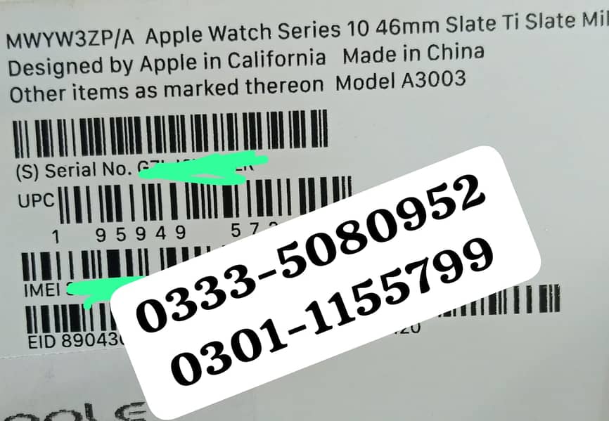 Apple Watch Series 10 Slate Titanium, (46mm) Milanese Loop Box PACKED 0