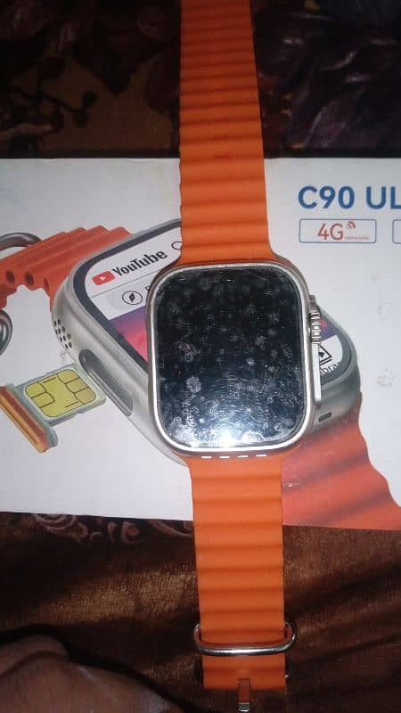 c90 ultra 4G smart watch condition 10 by 10 1