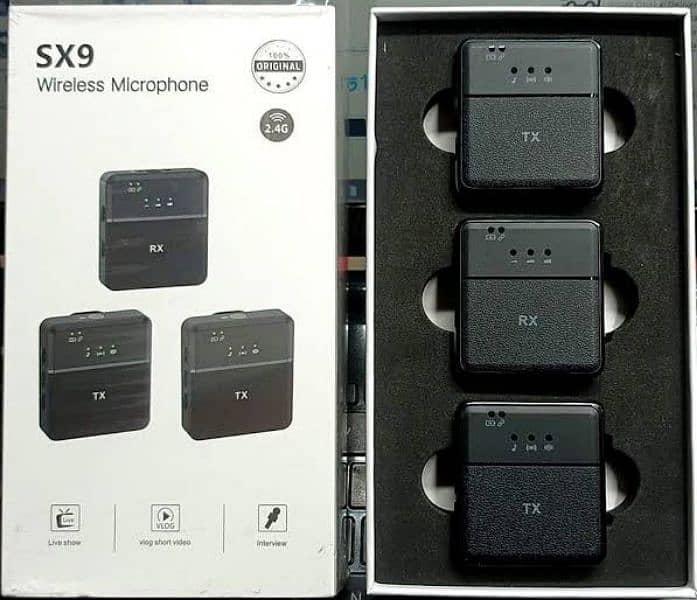 SX9 Dual Mic Professional Wireless 1