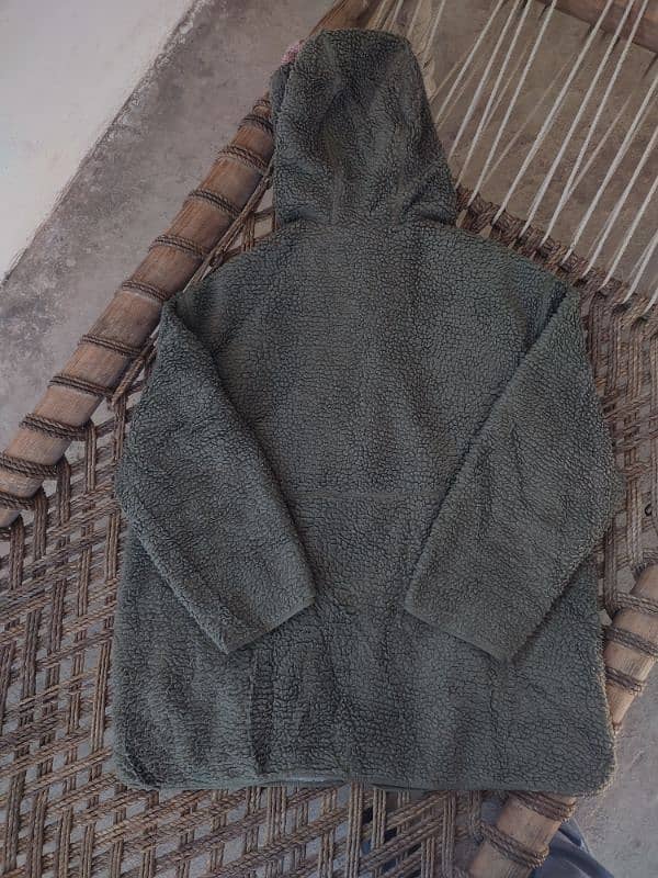 H&M Sherpa Hoodie Jacket 5