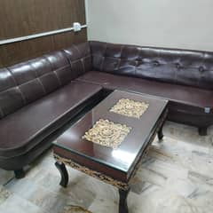 Sofa Set/L Shape Sofa/7 Seater Sofa/leather Sofa Set with table