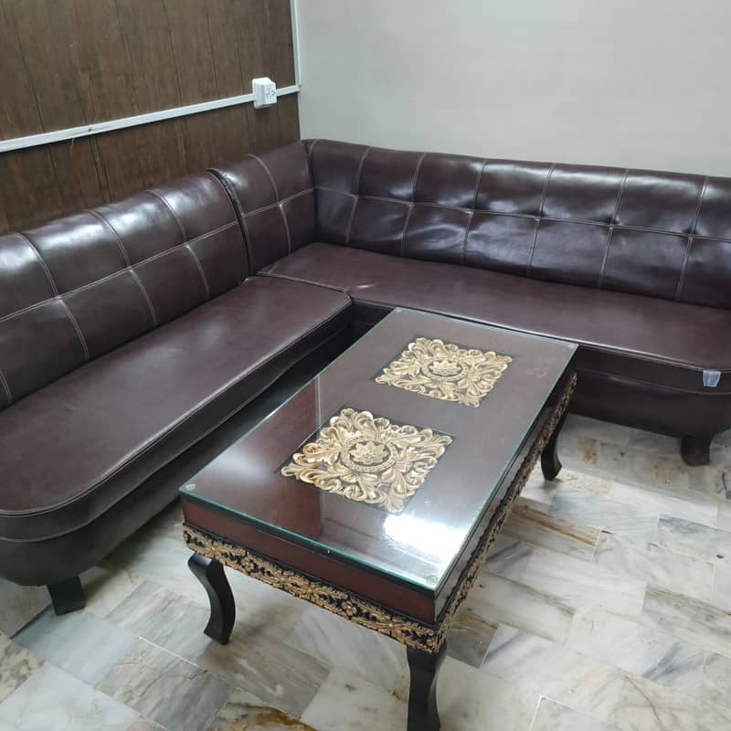 Sofa Set/L Shape Sofa/7 Seater Sofa/leather Sofa Set with table 0