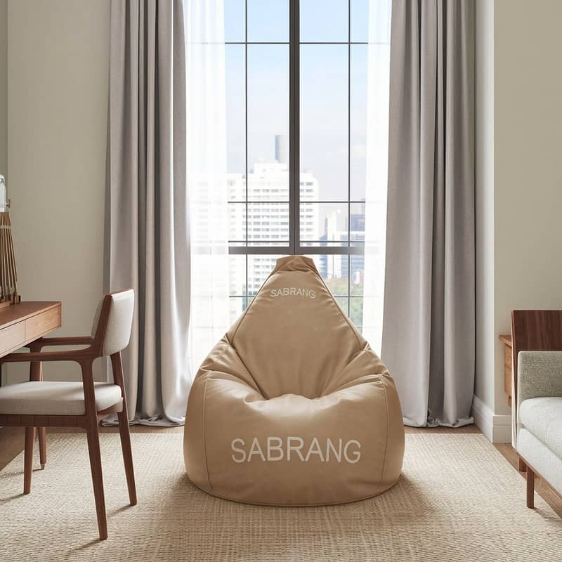 bean bag / puffy bean bag / leather bean bag sofa cum bed / Bean bags 3