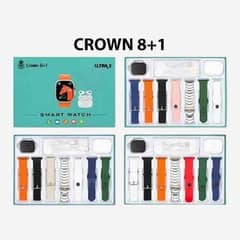 Crown 8+1 ULTRA 2 SMART WATCH + Airbuds