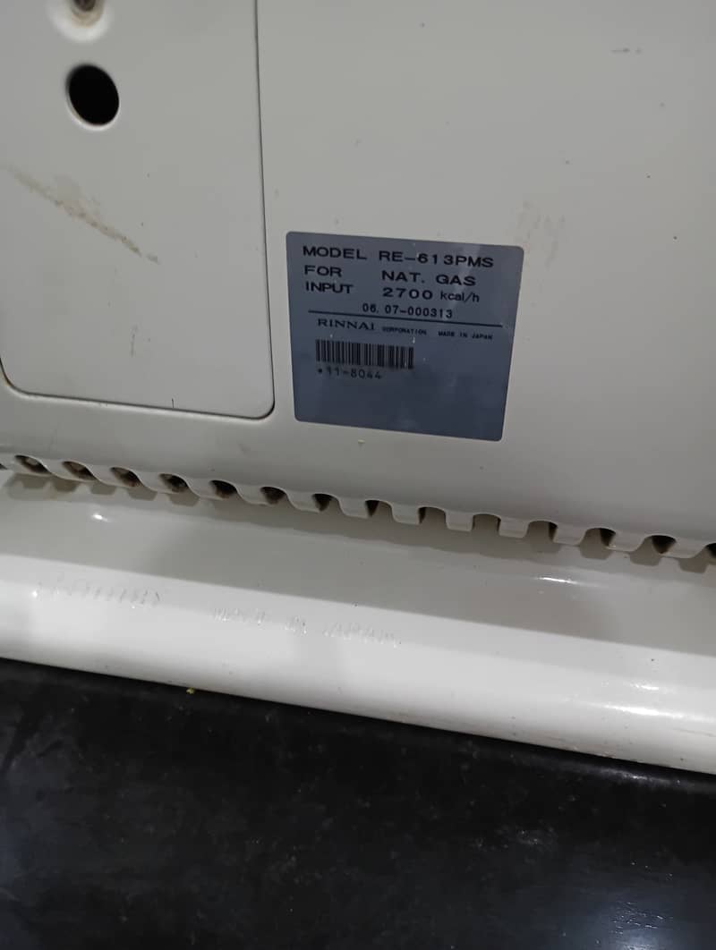 Japanese ceramic Rinnai model Heater available in ery good condition 4