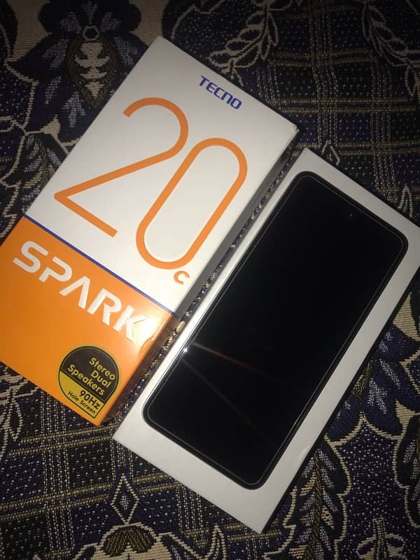 Tecno Spark 20c brand new just box open 4/128 gb 0