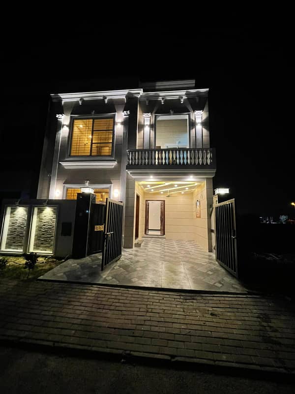 5 Marla Luxury Brand New House Available For Sale In Ghaznavi Ext Block Sector F Bahria Town Lahore 1