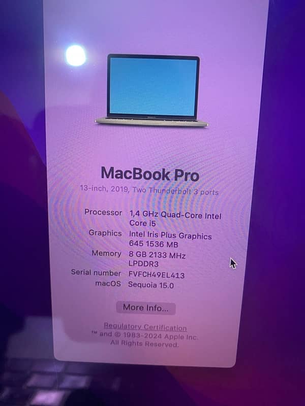 Macbook Pro 2019 13 Inches 7