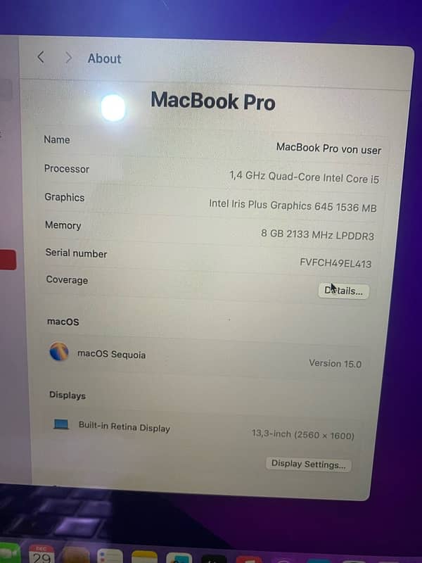 Macbook Pro 2019 13 Inches 9