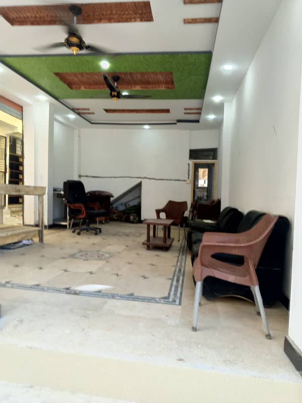 3 Marla Plaza Shop With Apartment Triple Story Electricity Water Rent Value 70000 Registry Intkal 1