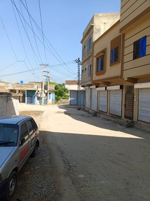 3 Marla Plaza Shop With Apartment Triple Story Electricity Water Rent Value 70000 Registry Intkal 26