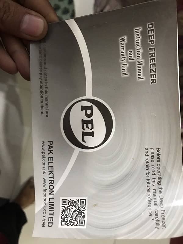 Pel deepfreezer brand new not used 7