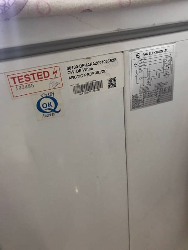 Pel deepfreezer brand new not used 9