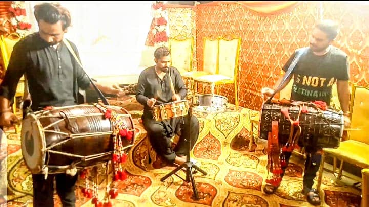 Dhol Services for Mehndi & Barat in Lahore | Band Baja 3