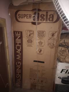 super Asia double washing machine