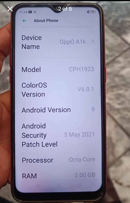 Oppo A1k 3 32 for sale 1