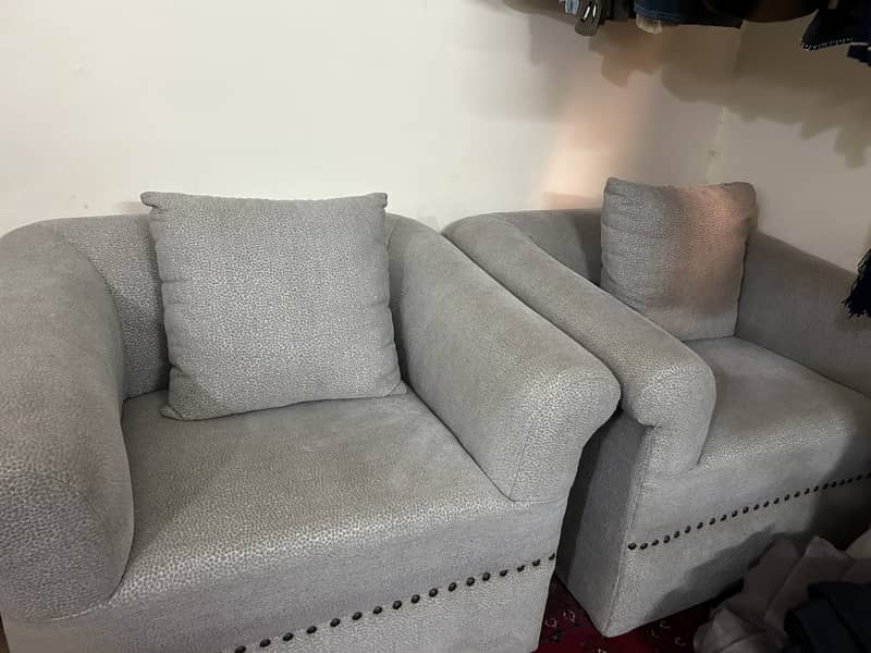 pure wood 5 seater sofa set 9