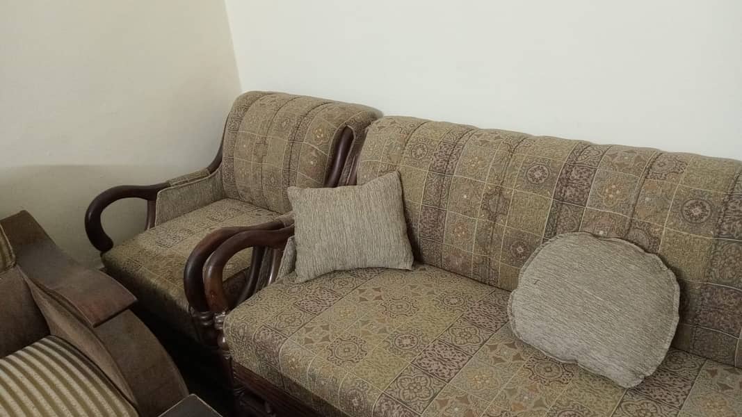 Used sofa but recently full new repaired with new foam new covered 1