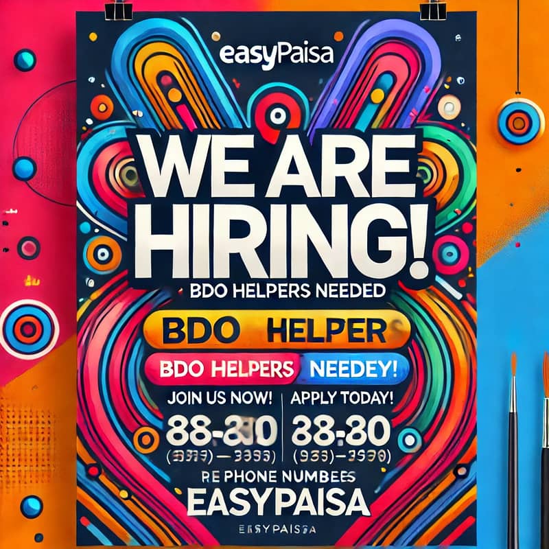 B. O. D helper Required 1