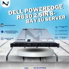 Dell PowerEdge R630 2.5in 8-bay 1U Server Refurb  Dual Intel Xeon