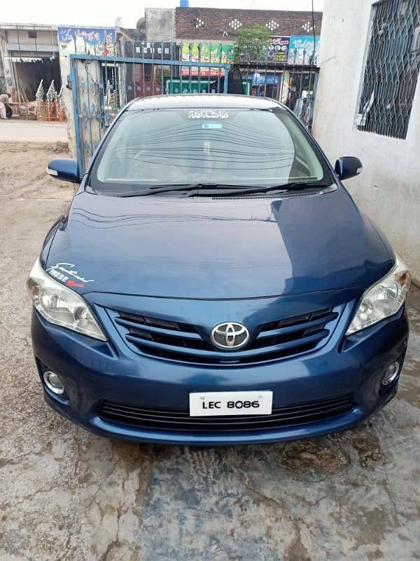 Toyota Corolla GLI 2012 contact no:0334 5544319 0