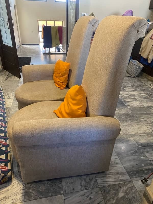 2 Long Stylish Chairs 1