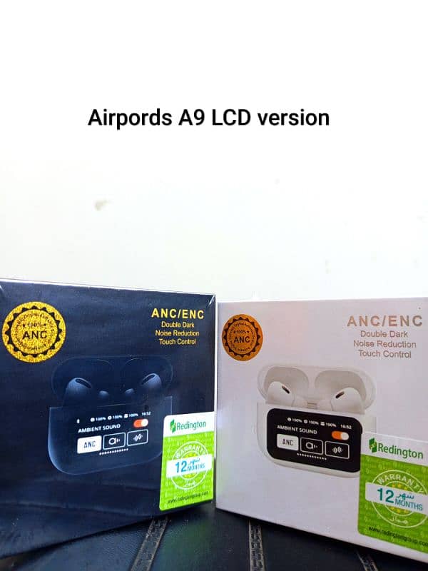 A9 pro touch screen and Airpords pro 2 | ANC | Best quality 0