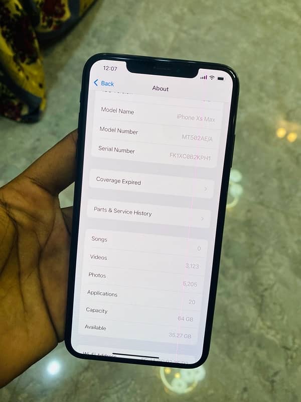 iphone xsmax 64 gb single sim pta approved  face id okay 6