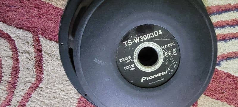 poineer 3003 d4 spl woofer n power acoustic amplifier 5