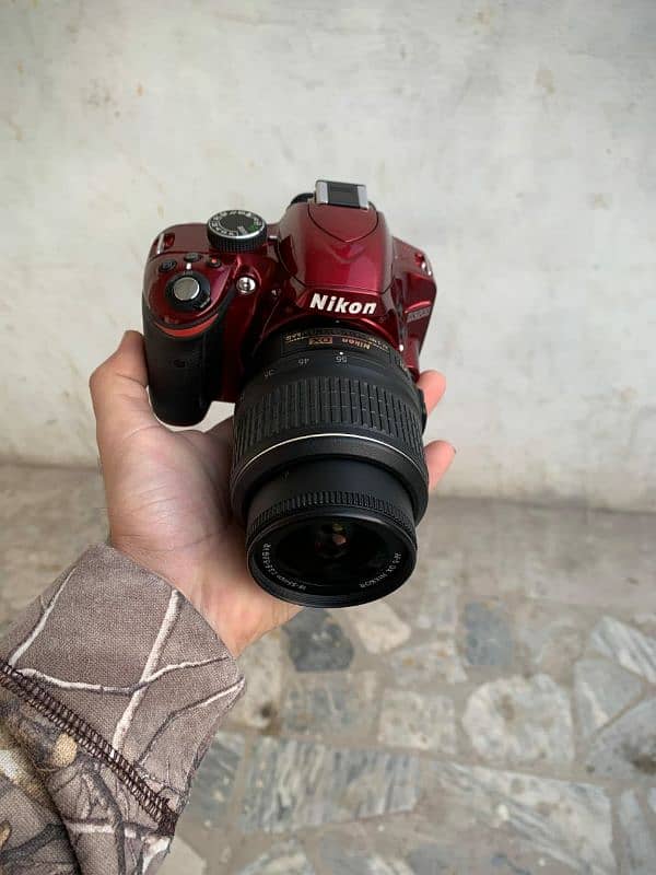 Nikon DX d3200 our ek lens 55, 200 red colour full packing 1